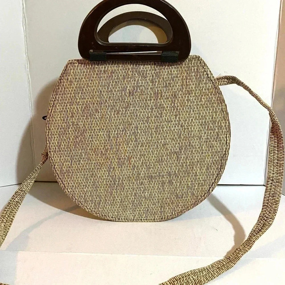 Handcrafted woven satchel handbag - Picture 2 of 12